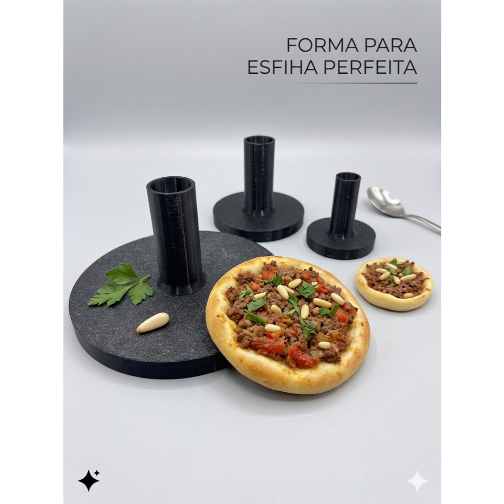 Molde Espiha aberta 3 Tamanhos (7, 11 e 15cm) | Modelador de