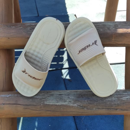 Chinelo Masculino Slide Bege\Bege Step Rider | Shopee Brasil