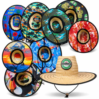 CHAPÉU DE PRAIA PALHA NATURAL COM REGULADOR /ABA LARGA PROTEÇAO SOLAR UV PRAIA VERÃO CAMINHONEIRO