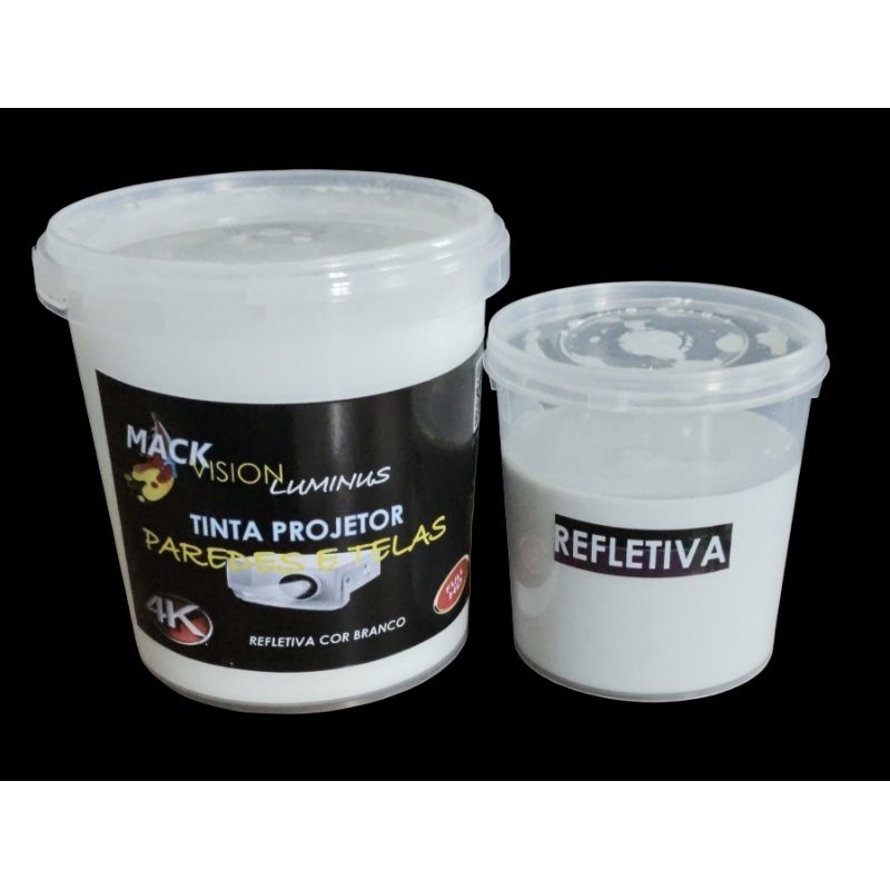 Tinta Projetor Refletiva Cor Branca | Shopee Brasil