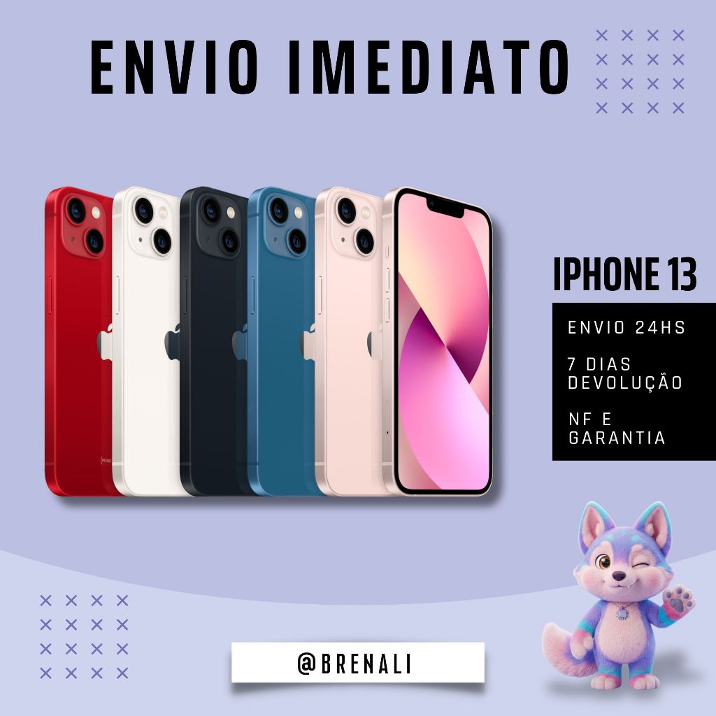 iPhone 13 / 13 Pro / 13 Pro Max Apple - 128GB e 256GB | Original