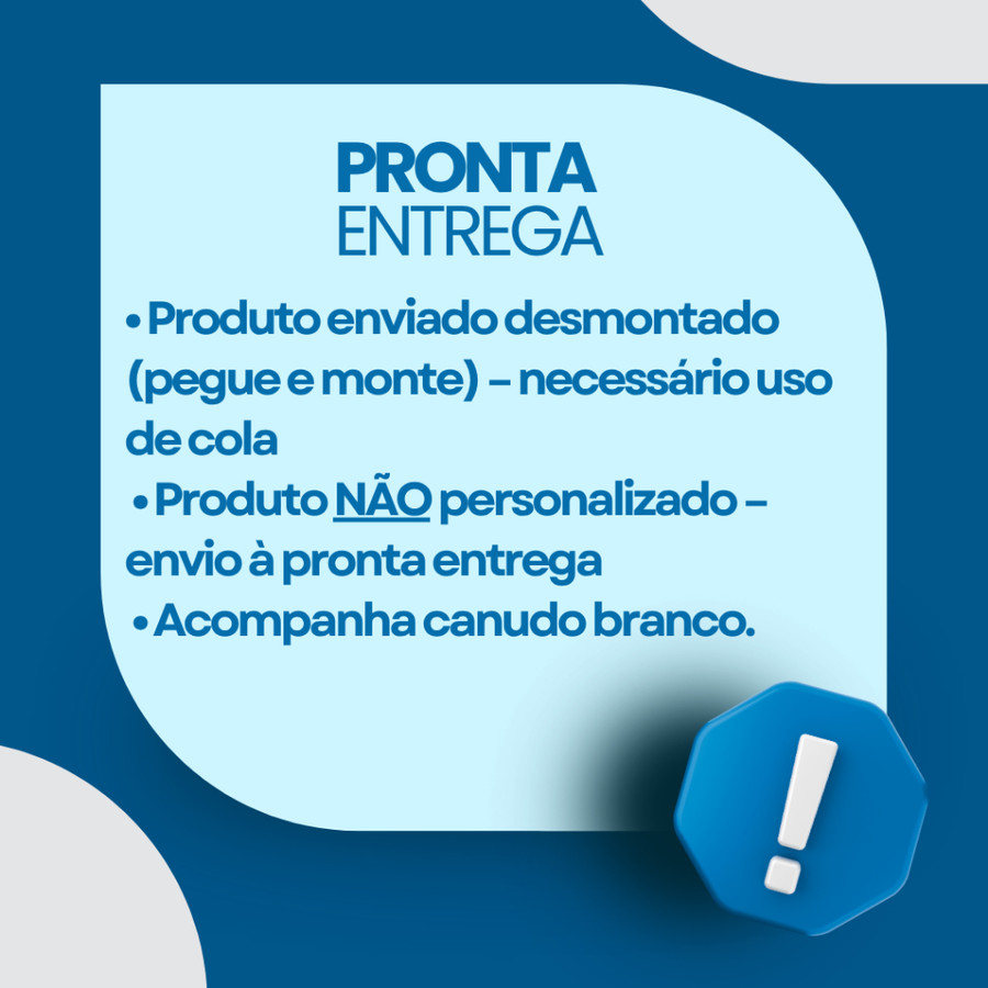 Centro de Mesa Cachepot Pipoca - PRIMEIRA EUCARISTIA - Lembrancinha e Decoração de festa - Pegue e Monte - Personalizado