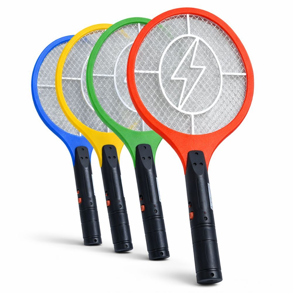 Raquete Mata Mosquito Elétrica Pernilongo Mosca – Recarregável Bivolt