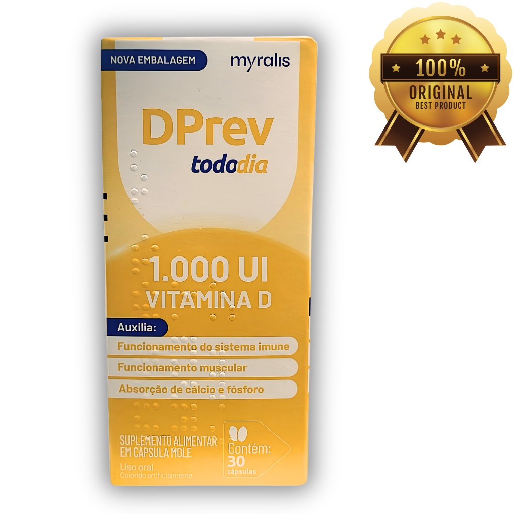 DPREV TODO DIA 1000UI COM 30 CÁPS – VITAMINA D | 1 UNIDADE | Shopee Brasil
