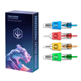 Cartucho Poseidon V4 V3 embalagem com 10 ou 20 Unidades Tattoo Micropigmentação Anvisa tatuagem