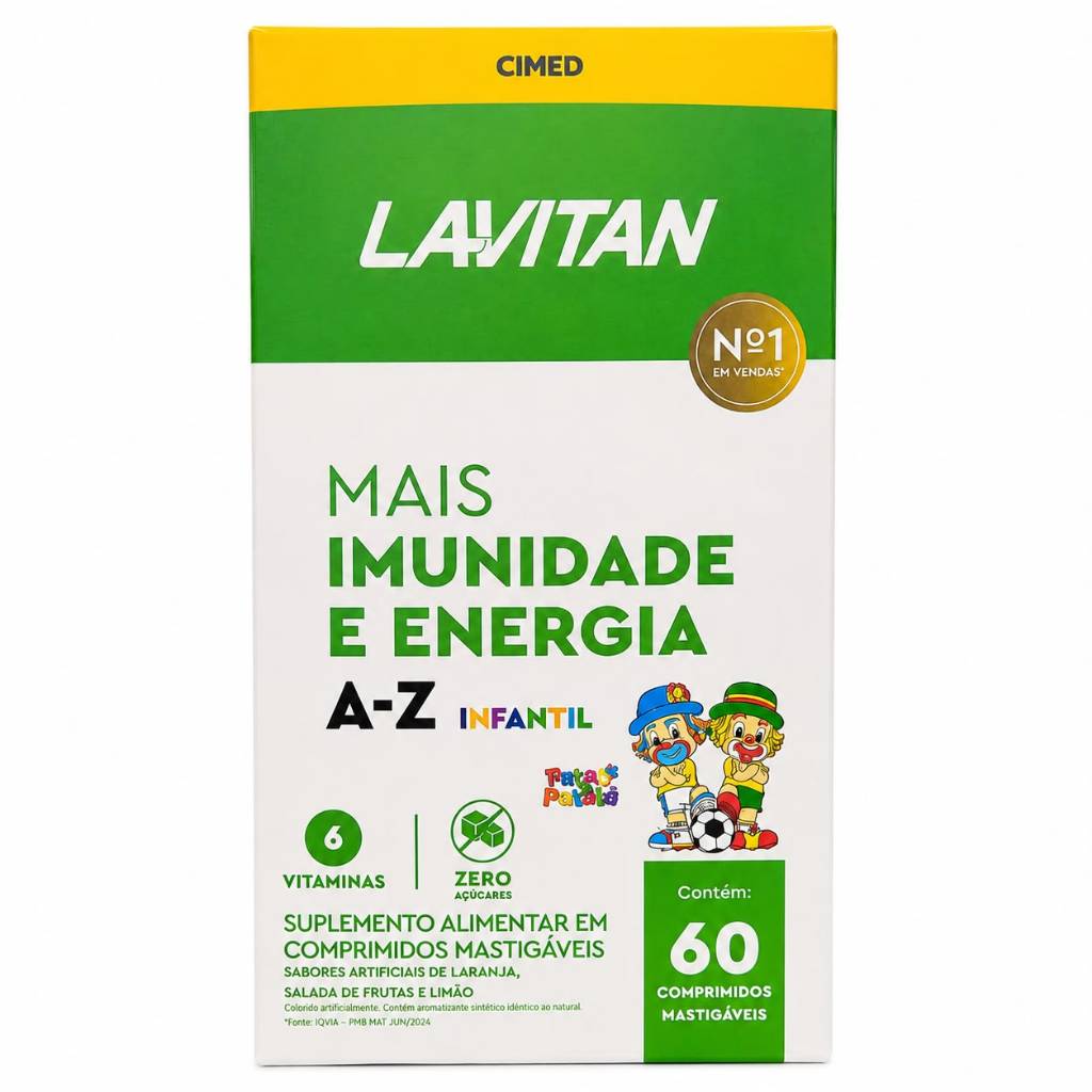 Lavitan kids 60 comprimidos mastigaveis