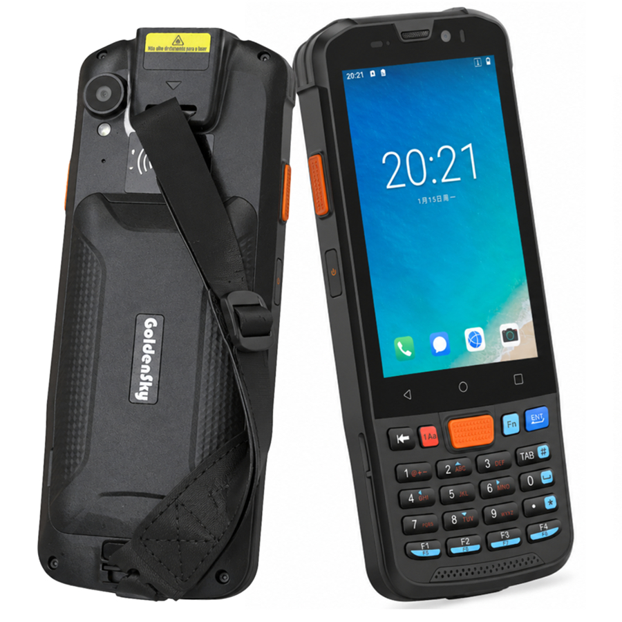 Coletor De Dados PDA Android 14 Leitor Scanner 1D 2D 4G WiFi 4/64GB ...