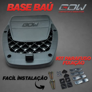 Base Bauleto Bau Gow 30/33/40/47 Litros + Parafusos Original