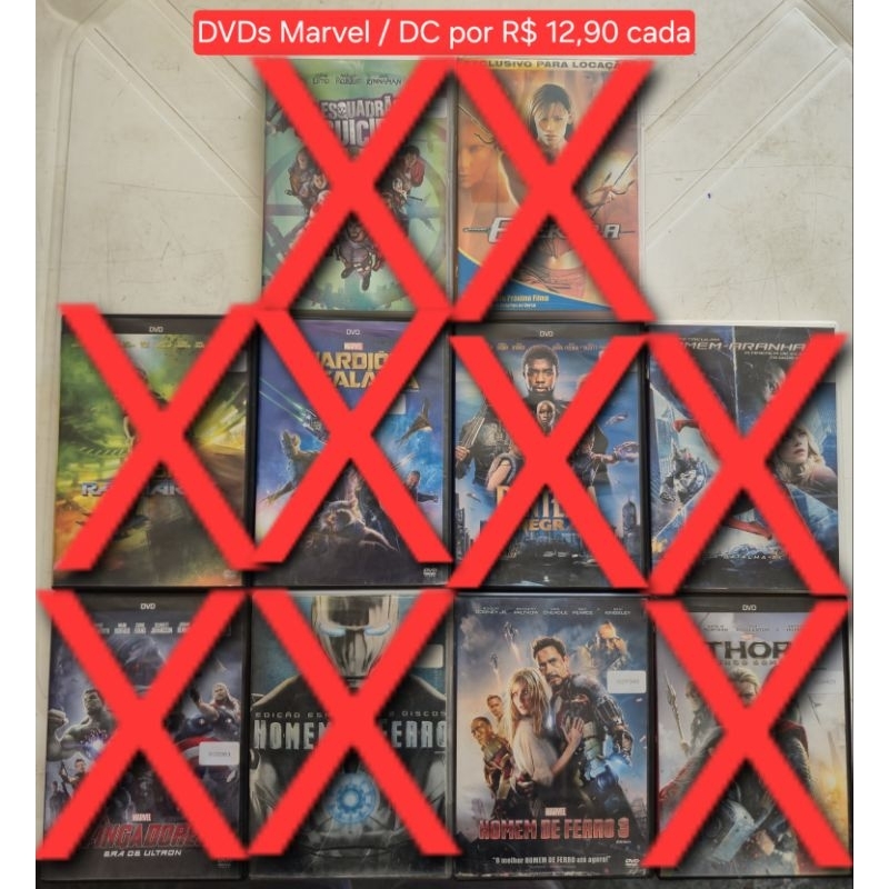 filmes da marvel dvd em Promoção na Shopee Brasil 2026