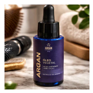 Óleo Barba Vegetal Argan Garden Antifrizz Umectação 30ml