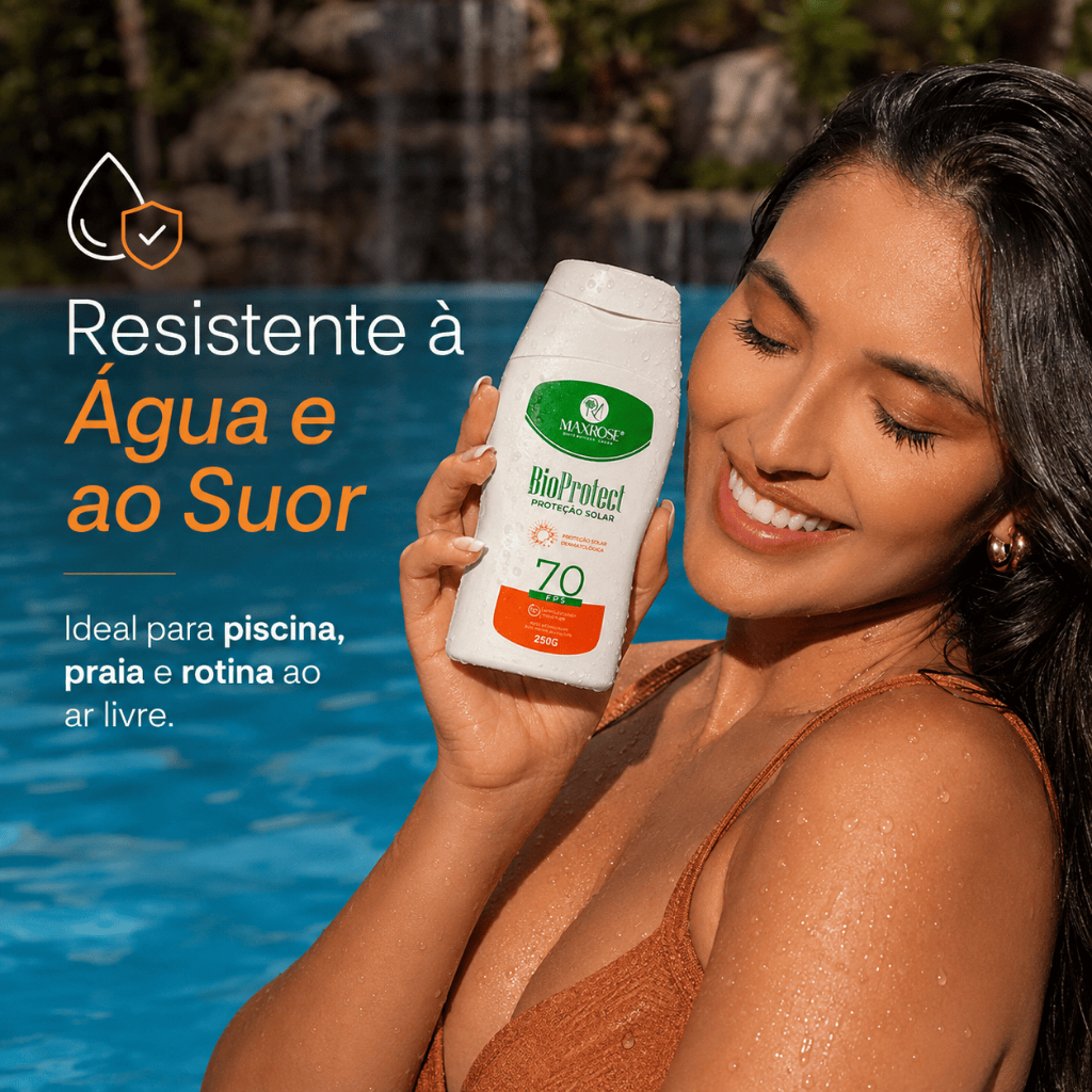 Protetor Solar Facial e Corporal BioProtect FPS 70 MAXROSE