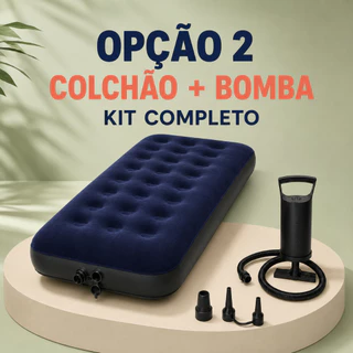 Colchão de ar inflável solteiro fácil montagem colchão portátil leve para casa emergência acolhimento de visitantes