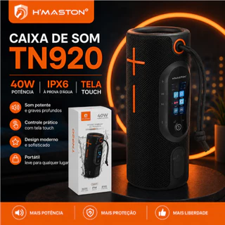 H’Maston TN920 40W Caixinha De Som Bluetooth Caixa De Som Bluetooth Portátil Som Caixa Bluetooth Caixa De Som Blootooth