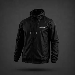 Jaqueta Corta Vento Masculina Com Capuz Plus Size Impermeável Velkon Tamanhos M Ao G4