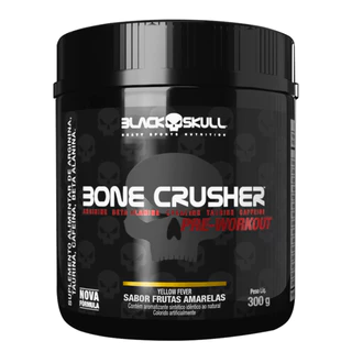 Pré-Treino Bone Crusher (Nova Fórmula) - 300g - Black Skull