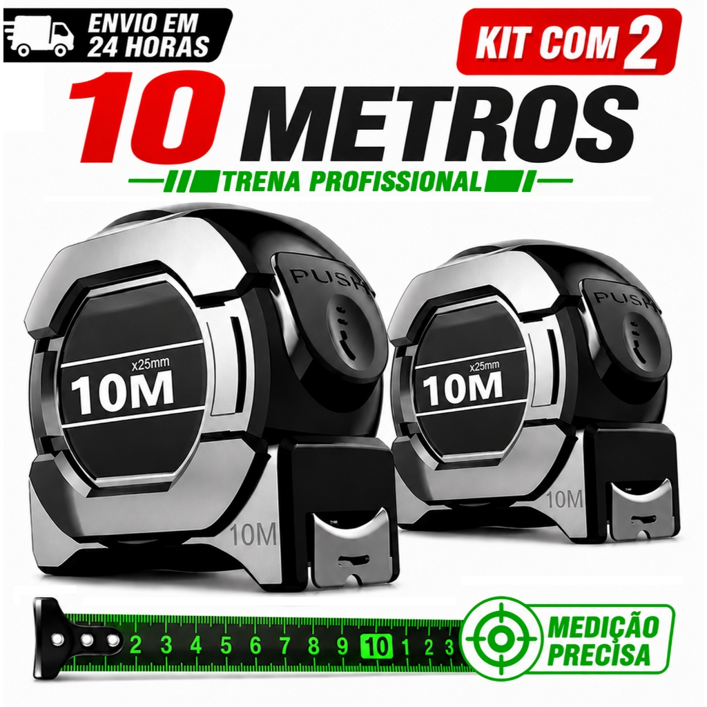1Peça/2 Peças Trena Profissional Fita Métrica Fluorescente Com Trava 5M/7.5M/10M Aço Inoxidável Alta Precisão