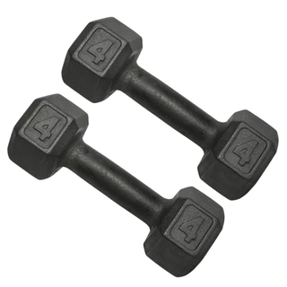 Halter 1kg a 5kg bola e sextavado Pintado Peso de Academia fitness Treino Kit 2 Unidades