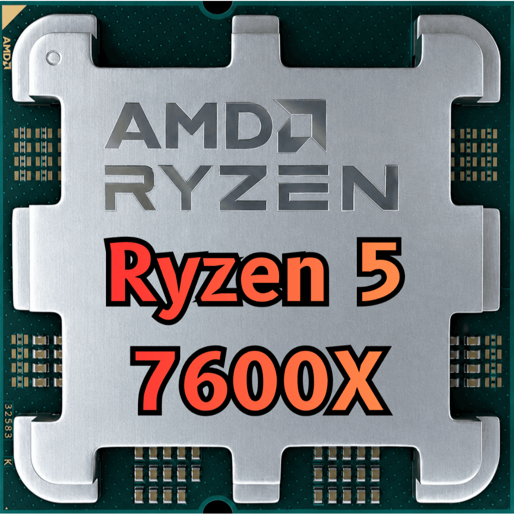 Processador Amd Ryzen 5 7600x, 4.7GHz (5.3GHz Max Turbo), Cache 38Mb, 6 Núcleos, 12 Threads, Am5, Com Vídeo Integrado