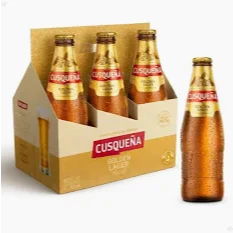 Pack 6 Cerveja Cusqueña Golden Lager 330ml