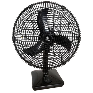 Ventilador De Mesa 40cm Lartec 3 Pás 12V, 110/220v Bivolt, plug para solar e Bateria 12V