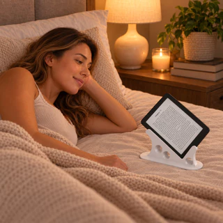 Suporte Universal para Celular Tablet e Kindle de Cama – Leitura e Filmes Deitado Mãos Livres