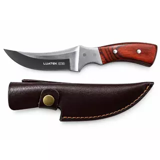 Faca Pequena A86 16cm de Cozinha para Frutas Legumes Churrasco Uso Doméstico Profissional FullTang Cabo Madeira