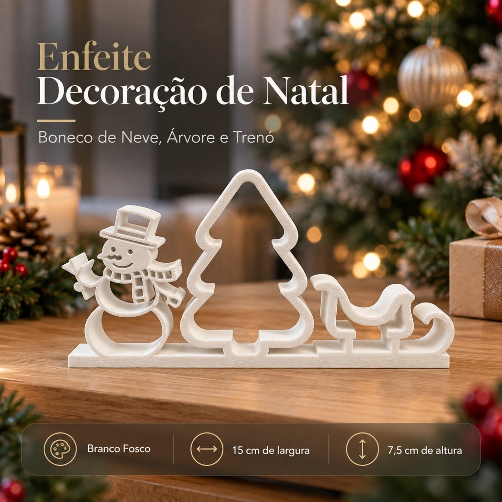 Boneco de Neve e Trenó