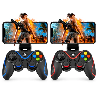 Controle Gamepad Bluetooth Sem Fio Para Celular Android Joystick Suporte Smartphone Jogos Mobile