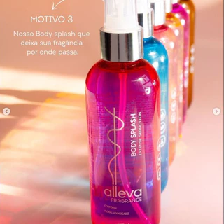 Body Splash Alleva – Vanilla, Intense Seduction e Rose Essence | Perfume Leve e Refrescante