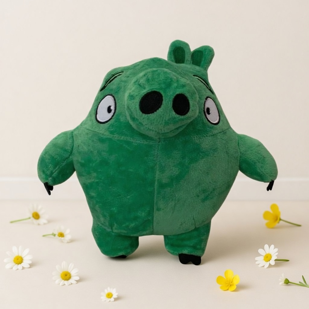 Pelúcia Porco Verde Angry Birds Infantil Super Fofinha | Shopee Brasil