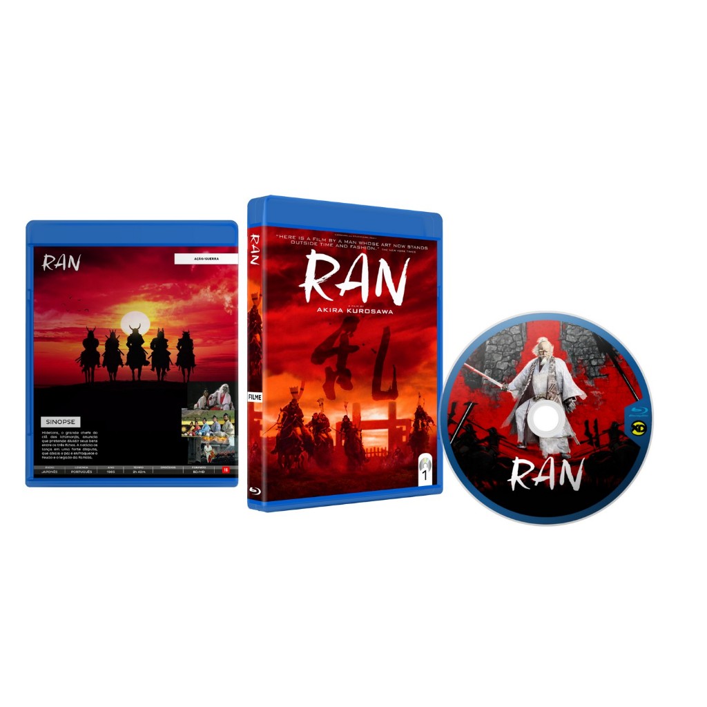 Bluray Ran (1985) Fullhd - Akira Kurosawa | Shopee Brasil
