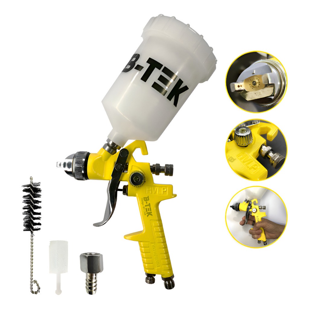 Pistola de Pintura 1,4mm Profissional Automotiva Alta Pressão ...