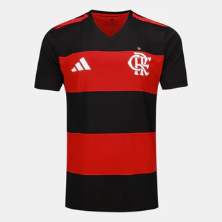 Manto Flamengo Infantil Fanshirt Jogo 1 Adidas 2026