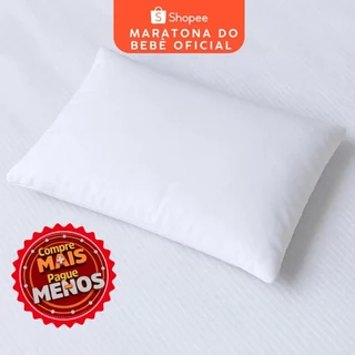 Travesseiro Bebê Berço Macio Hipoalergênico Branco Conforto Para Seu Baby mais conforto em Oferta na Shopee