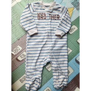 [Desapego Novo!] Macacão Carters 3 a 6 meses em fleece bebe menino em Oferta na Shopee
