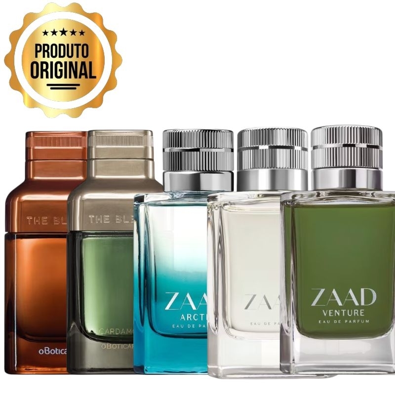 Colônia Masculina Boticario: Malbec tipos, Quasar Vision, Zaad Intense, The Blend Cardamom, Coffee. Escolha o seu: em Oferta na Shopee