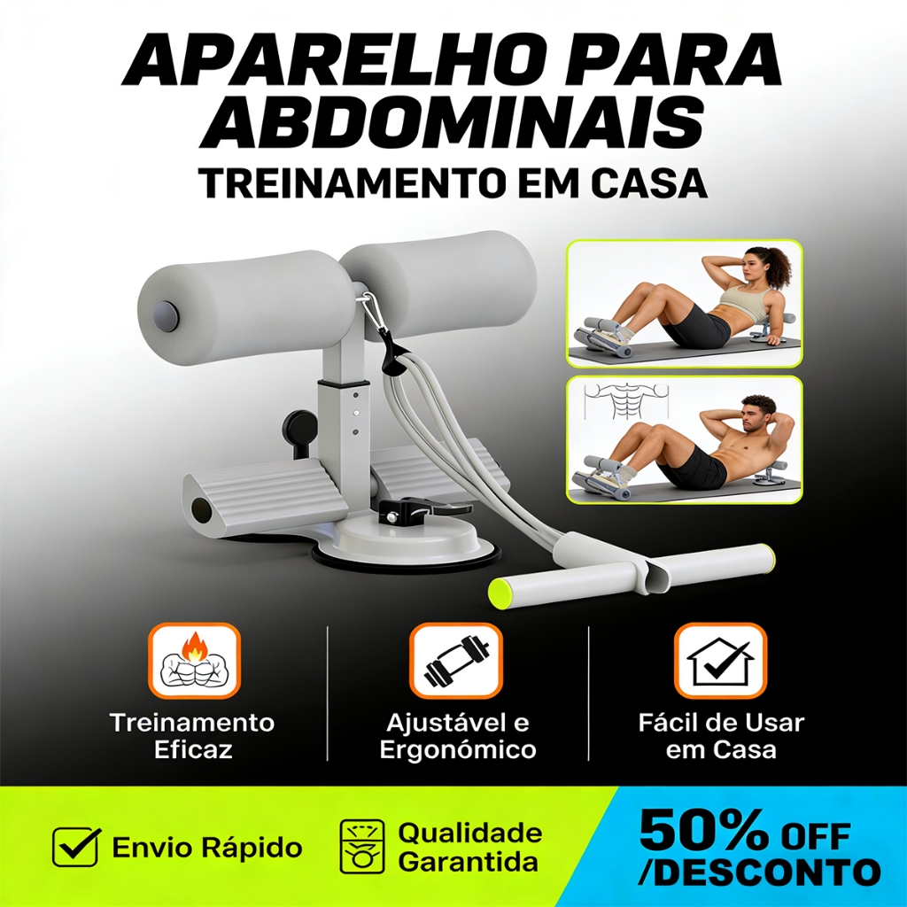 Aparelho de Abdominais Suporte para Abdominal Treinamento em Casa ...