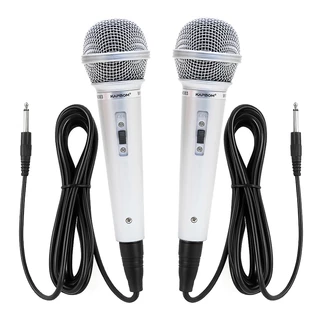 Microfones Profissional Com Fio 3m Dinâmico