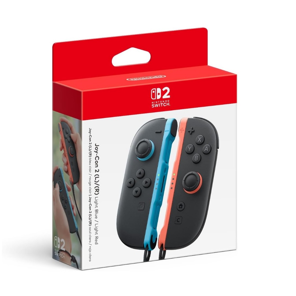 Controle Nintendo Switch 2 Joy-Con - Azul e Vermelho em Promoção