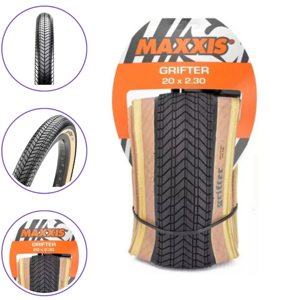 2本セット　MAXXIS GRIFTER 20×2.30 グリフター　BMX Pneus Aro 20 Bmx Bike Maxxis Grifter 20x2.30 Kevlar | Shopee Brasil