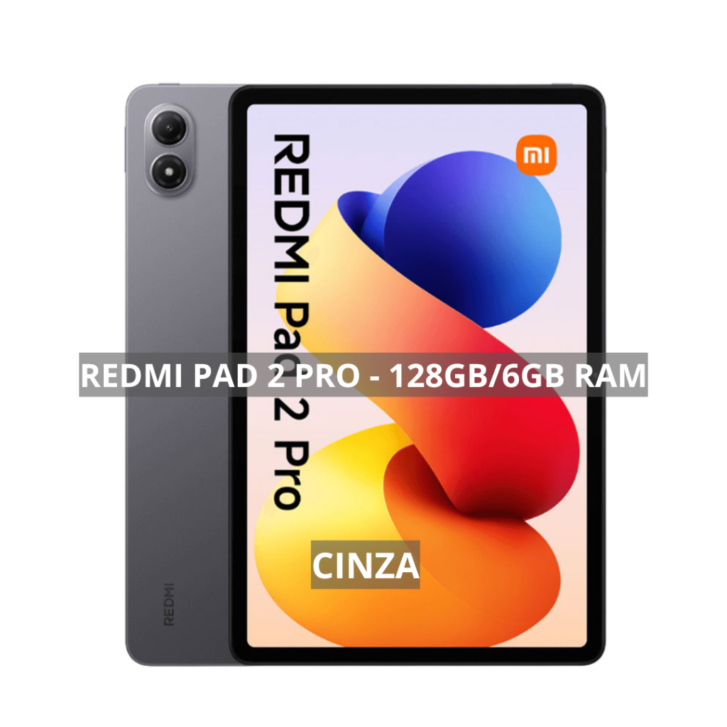 Tablet Redmi Pad 2 PRO, 128-256GB e 6-8GB RAM, Processador