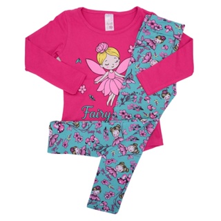 Conjuntos Meia Estação Infantil Pijama Roupa Frio  Menina em Oferta na Shopee