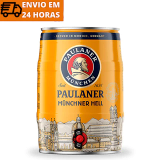 Cerveja Alemã Paulaner Münchner Hell Barril 5L