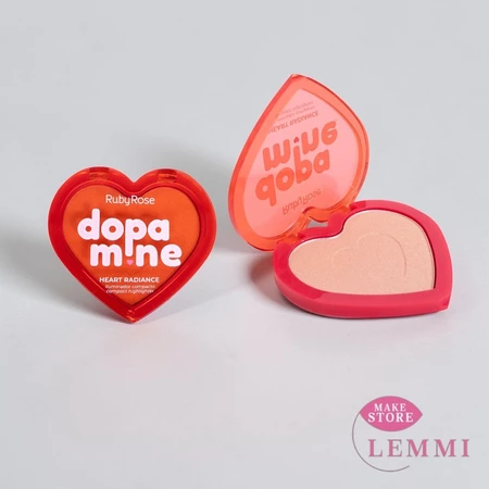 Iluminador Compacto Heart Radiance Dopamine RUBY ROSE