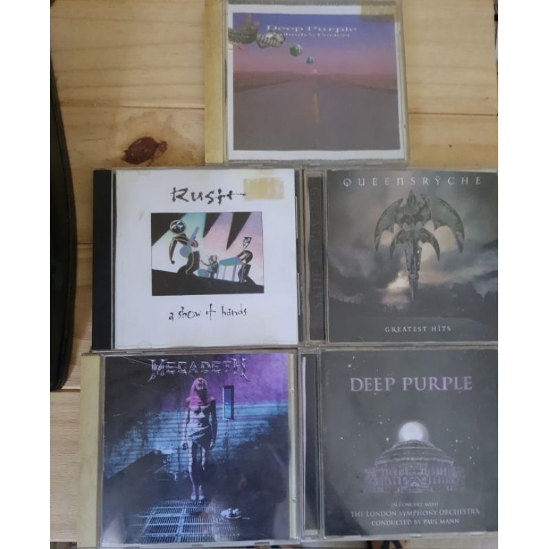 kit 9 cd de rock, Black sabbath Rush e mais