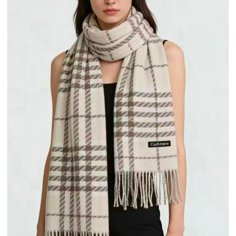 Cachecol Grosso Feminino Pashmina Lenço Moda Xale Echarpe Longo912 ...
