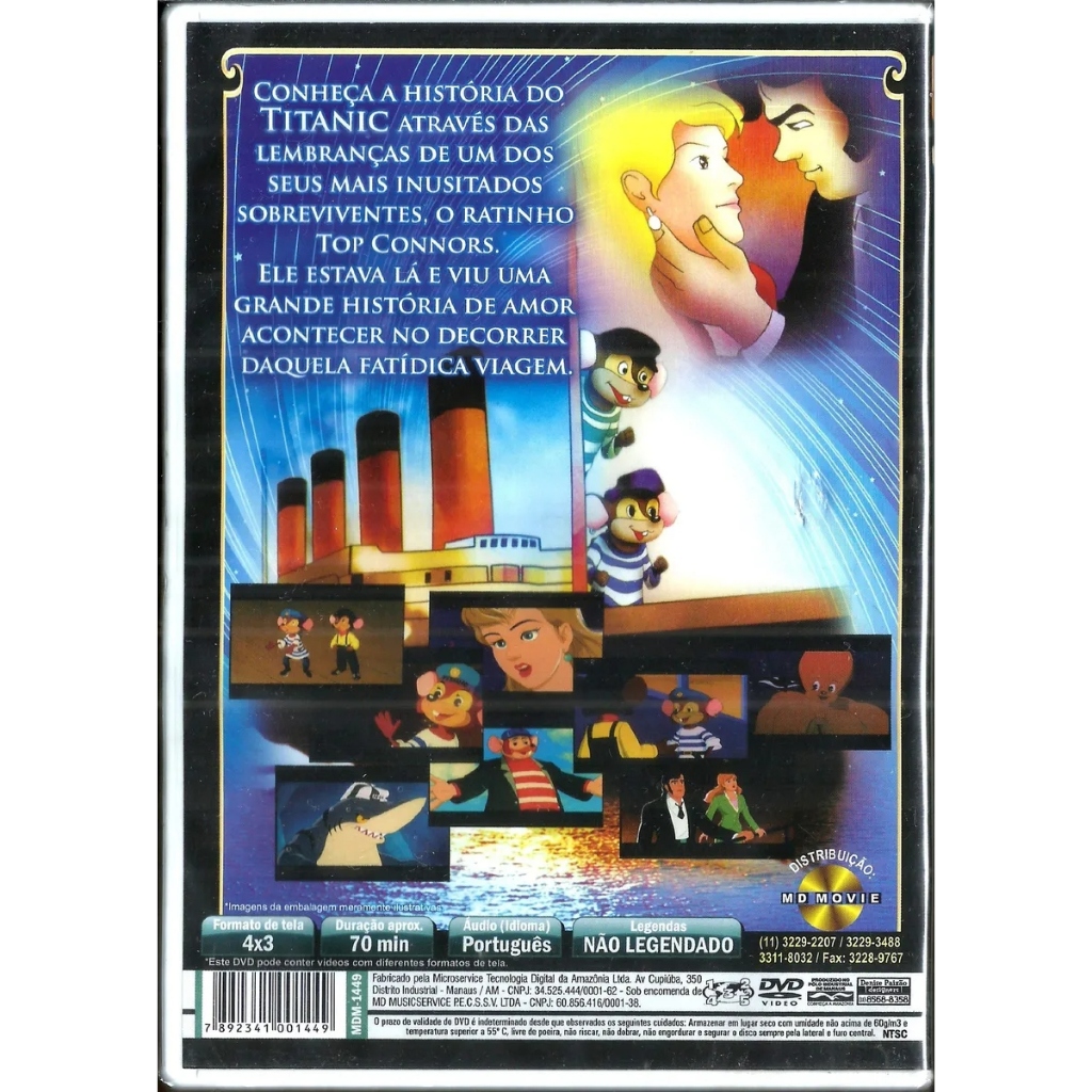 Dvd A Lenda do Titanic | Shopee Brasil