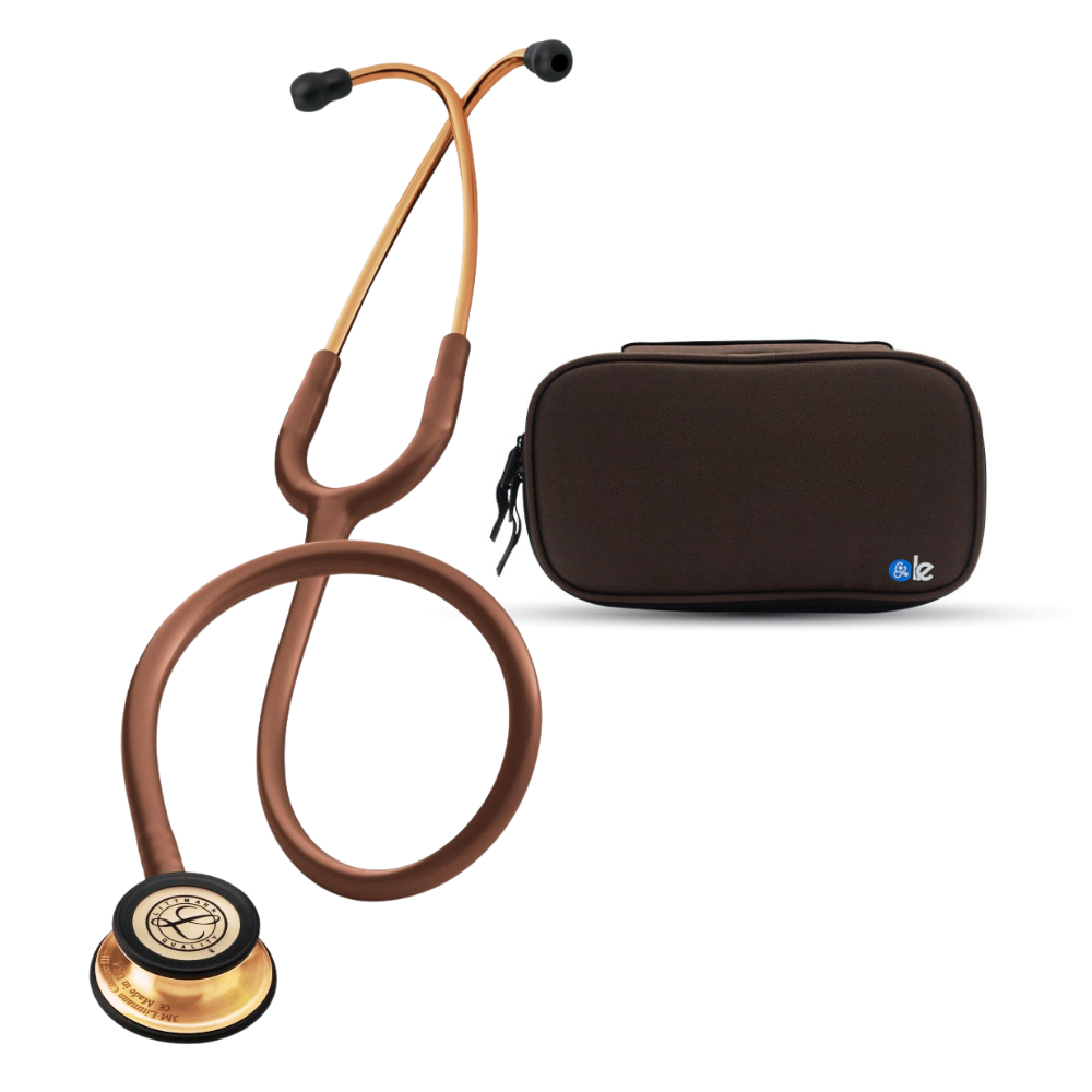 Estetoscópio Littmann Classic III Chocolate 5809 + Case Marrom