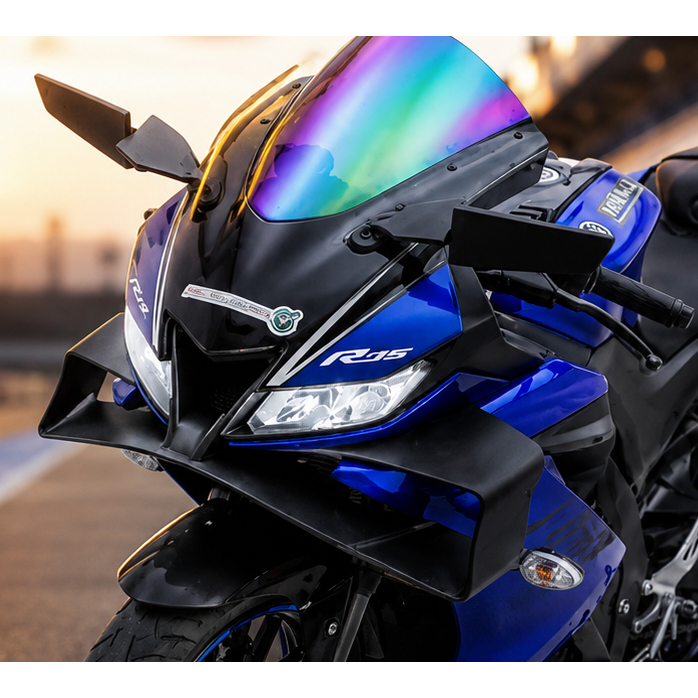 Super Asa Yamaha R15 Spoiler Esportivo Visual Racing e Estilo Superbike ...