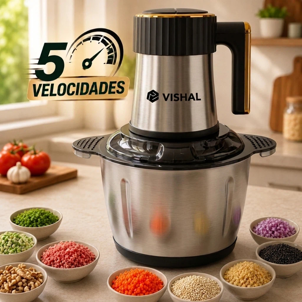 2/3 Litros Processador de Alimentos 5 Velocidades Bivolt - P